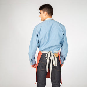 Contrast Herringbone Apron