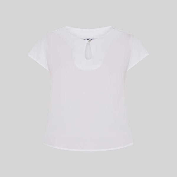 Blusa decote em lágrima