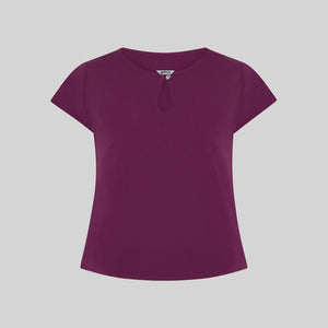 Blusa decote em lágrima