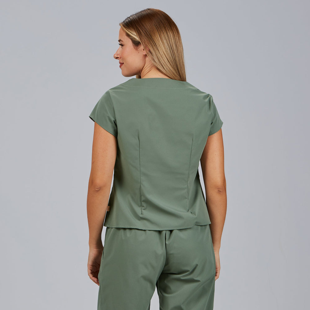 Blusa decote em lágrima