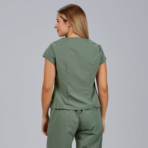 Blusa decote em lágrima