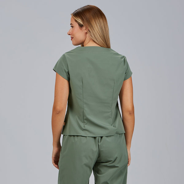 Blusa decote em lágrima