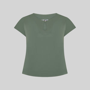 Blusa decote em lágrima