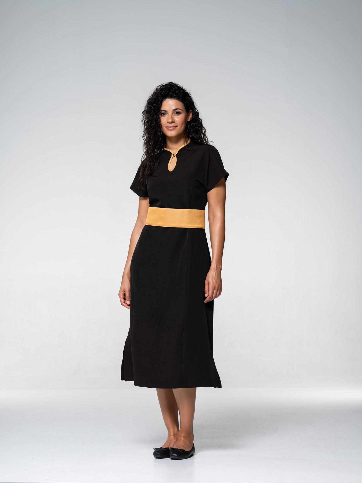 Vestido D'mao Tear+faixa