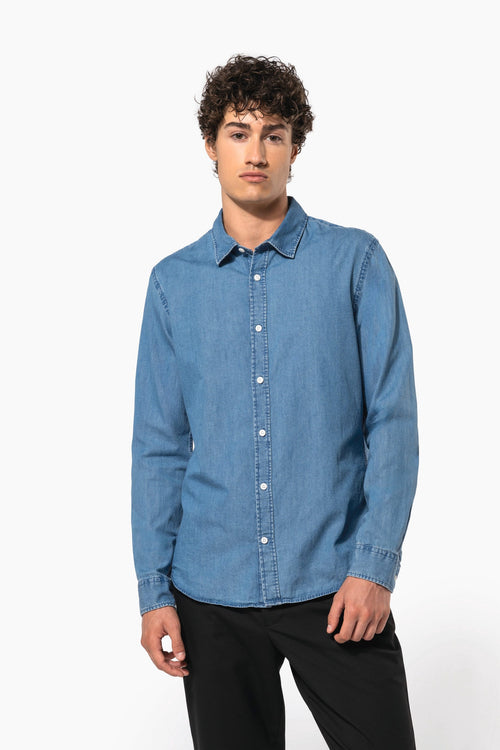 Camisa Denim Homem