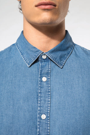 Camisa Denim Homem