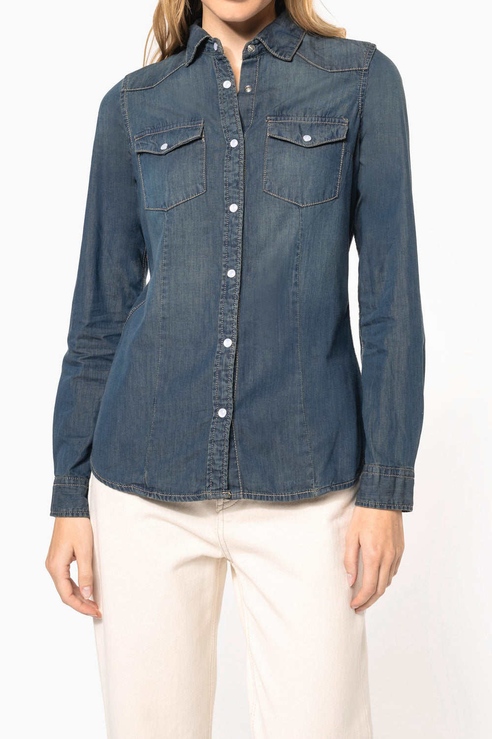 Camisa Senhora de manga comprida